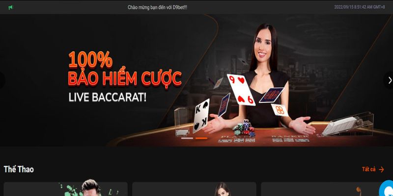 Đăng ký D9bet miễn phí